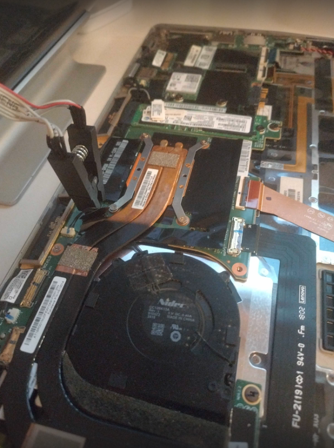 Connected up to the BIOS chip